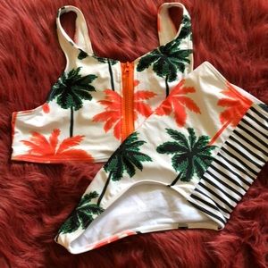 High waisted two piece